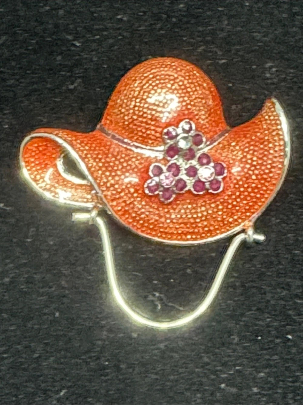 Red Hat Society Brooch/ Pin
